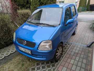 Opel Agila 1.0 benzyna, stan bdb bez rdzy, nowy rozrząd! Iława