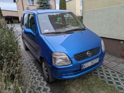 Opel Agila 1.0 benzyna, stan bdb bez rdzy, nowy rozrząd! Iława