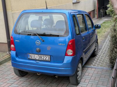 Opel Agila 1.0 benzyna, stan bdb bez rdzy, nowy rozrząd! Iława