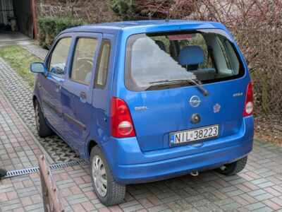 Opel Agila 1.0 benzyna, stan bdb bez rdzy, nowy rozrząd! Iława