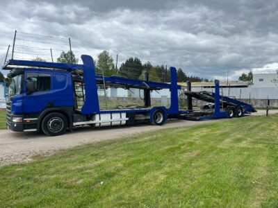 Scania P380 laweta, lora, 10 aut